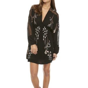 WORN ONCE FREE PEOPLE Bonjour Embroidered Dress XS